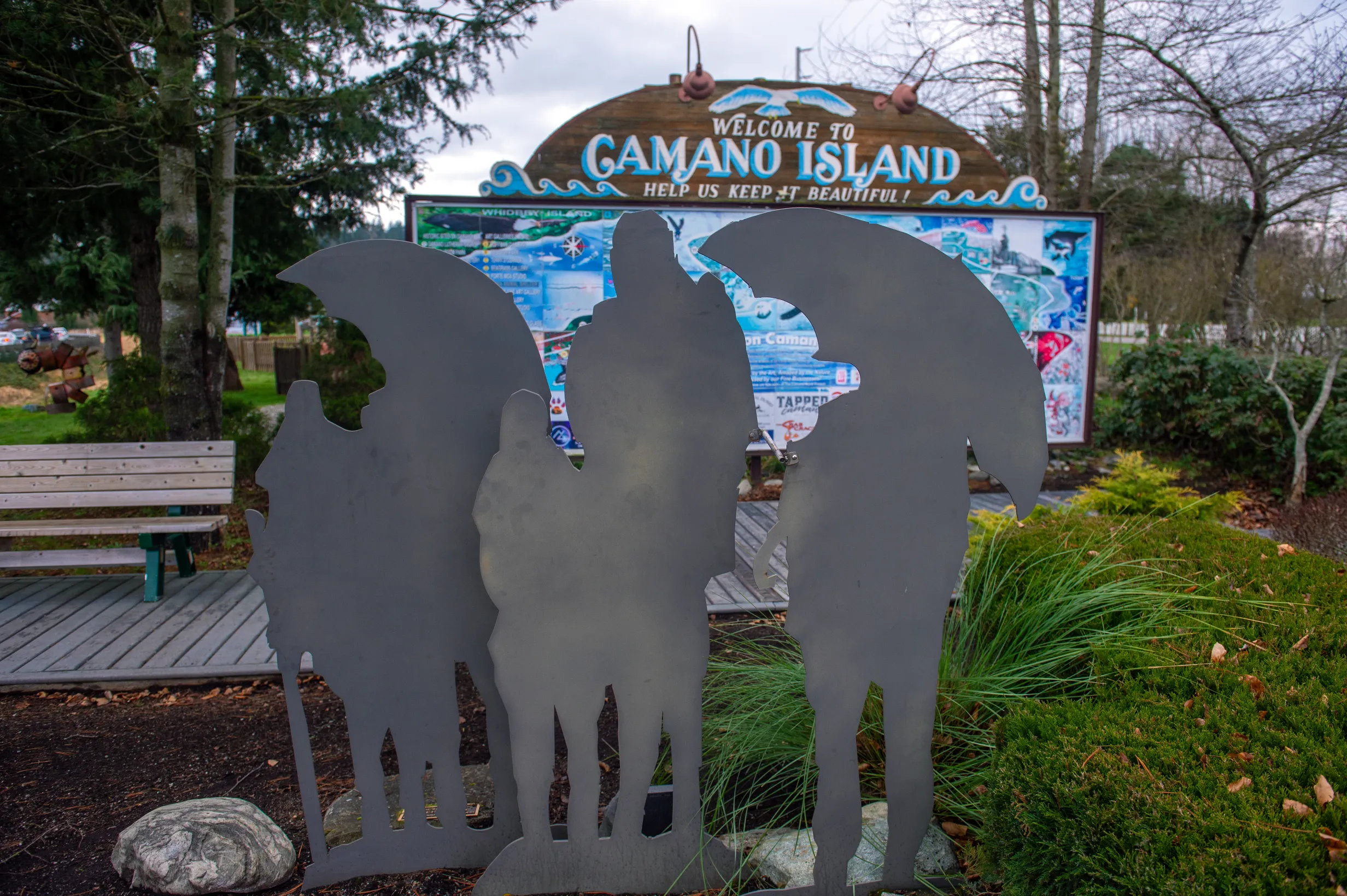 Rain People at Freedom Park — Camano Island, WA