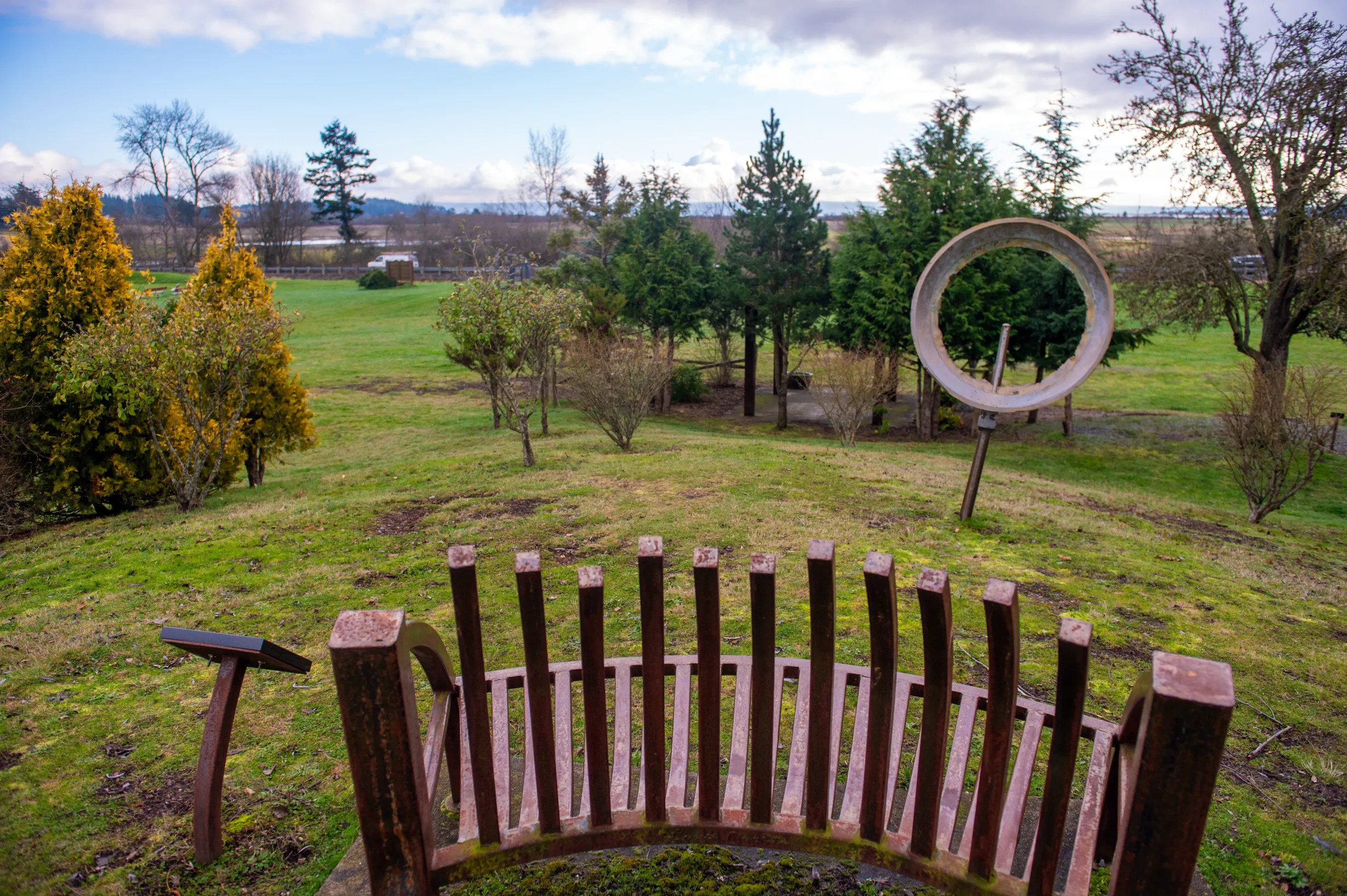 Bench with a View at Freedom Park — Camano Island, WA