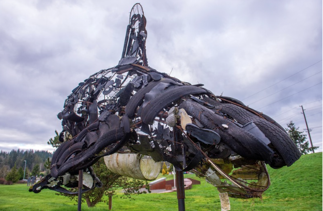 Greyson the Whale at Freedom Park — Camano Island, WA